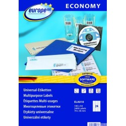 Etykiety uniwersalne ELA010 70 x 36 100 ark. Economy Europe100 by Avery Zweckform