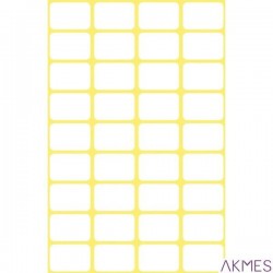 Białe minietykiety do opisywania ręcznego, 72 etyk./op., 38 x 18 mm, białe, AVERY ZWECKFORM, 3077