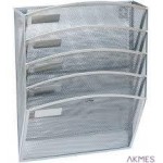 Pojemnik naścienny GR-080S siat.met. srebrny 120-1783 GRAND