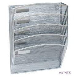 Pojemnik naścienny GR-080S siat.met. srebrny 120-1783 GRAND