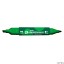 Marker suchoś.dwustr. zielony KM504-Z2 TETIS 5mm/4.2mm