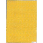 CYFRY samop. 1cm (8) żółte ARTDRUK