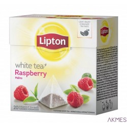 Herbata LIPTON PIRAMID white raspbery (20 saszetek)