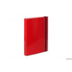 Teczka BOX z mechanizmem ringowym czerwona VAUPE, 325/01