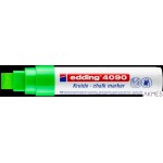 Marker kredowy ścięta końcówka 4 -15 mm kredowy jasny zielony Edding 4090/011/JZI