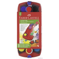 Farby szkolme CONNECTOR 12kol FC125023 FABER CASTELL