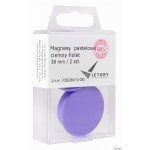 Magnesy pastelowe ciemny fiolet 38mm (2) 5038KM2-083 VICTORY
