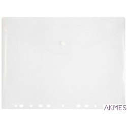 Teczka kopertowa A4 z europerforacją bezbarwna Penmate TT8055