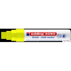 Marker kredowy ścięta końcówka 4 -15 mm żółty fluorescencyjny Edding 4090/065/Z