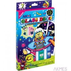 Farby witrażowe GD22P7R AMOS 7 kolorów 22ml 170-1049