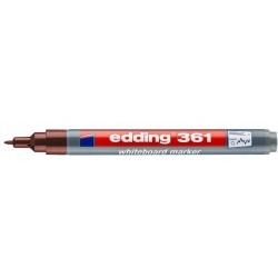 Marker do tablic okrągła końcówka 1 mm brązowy Edding 361/007/BR