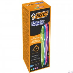 Długopis żelowy BIC Gel-ocity Quick Dry mix FUN, 964826