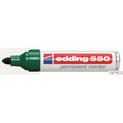 Marker permanentny okrągła końcówka 3-4 mm zielony Edding 550/004/ZI