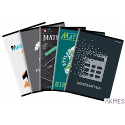 Zeszyt A5 60k, kratka z marginesem, TOP 2000, matematyka 400130509