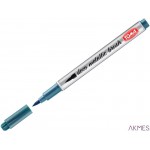 Marker permanetny METALIC BRUSH, końcówka pędzelkowa, niebieski metalic TO-325 Toma