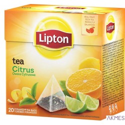 Herbata LIPTON PIRAMID OWOCE CYTRUSOWE 20t