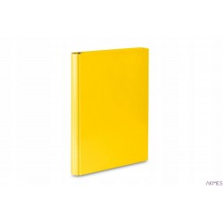 Teczka skrzydłowa 2cm z rzepem żólta VAUPE, 323/08