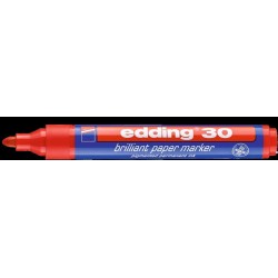 Marker 30/002 EDDING BRILLIANT czerwony