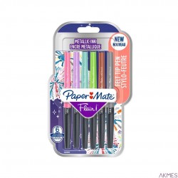 Flamaster FLAIR METALLIC 6 kolorów, blister PAPER MATE 2137361