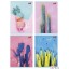 Zeszyt A4 60k krata lam. CACTI folia soft touch