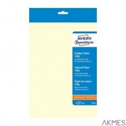 Papier kolorowy 120g, 210 x 297 mm, kremowy, AVERY ZWECKFORM, 2915