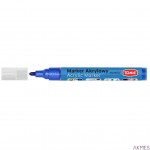 Marker akrylowy, fibrowa końcówka ścięta 2-5mm, niebieski metalic TO-402 Toma