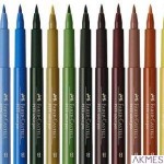 Marker PITT ARTIST PEN rubino. metalik 167390 Faber C.1.5mm