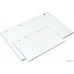 Wkład szkolny do segr.A5 biały kratka 50k. UNIPAP