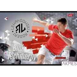 Blok techniczny A4 ROBERT LEWANDOWSKI 10k UNIPAP *2366