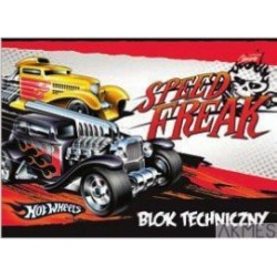Blok tech.A4 10k HOT WHEELS MATTEL