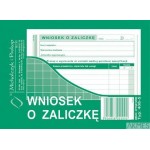 408-5 Wniosek o zaliczkę MICHALCZYK&PROKOP A6 40 kartek