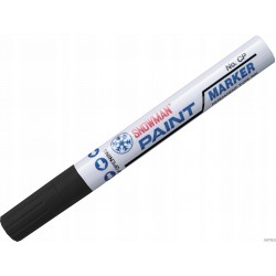 Marker olejowy gruby czarny SNOWMAN 6015
