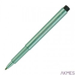 Marker PITT ARTIST PEN zielony metalik 167394 Faber C.1.5mm
