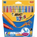 Flamastry pędzelkowe BIC Kids Visaquarelle 10szt, 8289641