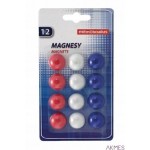 Magnesy MEMOBE do tablic 12szt blister MB20B12 NR MM002-99