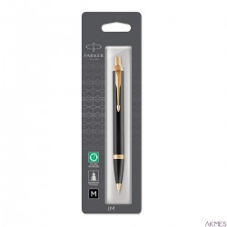 Długopis (niebieski Wkład) PARKER IM BLACK LACQUER GT 1975556, blisterister