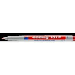 Marker zmywalny do folii 0,6 mm niebieski Edding 151F/002/CZ