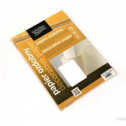 Karton_ozd.A4 PŁÓTNO kremowy 120g(50)ARGO _