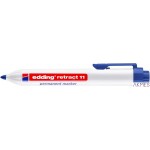 Marker permanentny automatyczny okrągła końcówka 1,5-3 mm niebieski Edding retract11/003/N