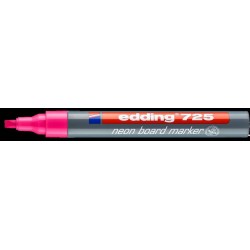 Marker do tablic 725 neon różo 2-5mm EDDING