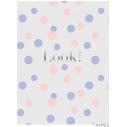 Brulion A6 kratka 80K kremowy papier, "Look! Hej!" ASTRA, 101021018
