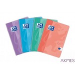 Zeszyt TOUCH PASTEL A5 16k 90g linia podwójna kolorowa 400150843 OXFORD