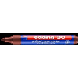 Marker 30/007 EDDING BRILLIANT brązowy