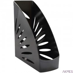 Pojemnik na dokumenty pionowyTropic, szer. 110 mm, połysk, czarny 218114/07337 Stamm