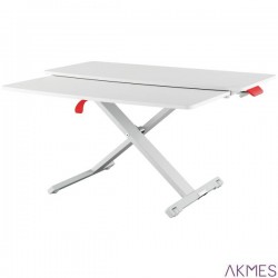 Stanowisko do pracy na stojąco Ergo Cosy z wysuwaną tacą na klawiaturę 65320085