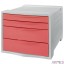 Pojemnik z szufladami Esselte Colour"Breeze, koralowy 628457