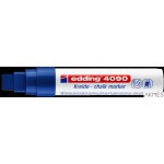 Marker kredowy ścięta końcówka 4 -15 mm kredowy niebieski Edding 4090/003/N