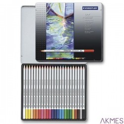 Kredki akwarelowe Karat 24 kolory met pud