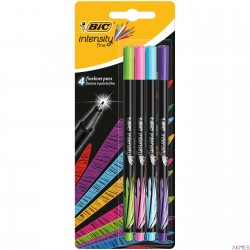 Cienkopis BIC Intensity Fine mix FUN Blister 4szt, 942076