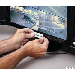 DYMO XTL taśma poliestrowa trwała (12 mm), Czarna na białym 9,1m 1868737